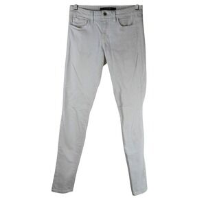 Joes Jeans Womens W26 The Skinny White Denim‎ Pants Cotton Preppy Easter